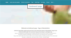 Desktop Screenshot of embraceyoga.co.uk