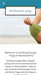 Mobile Screenshot of embraceyoga.co.uk